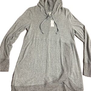 Maurices Gray/light blue Hooded Sweater
NWT